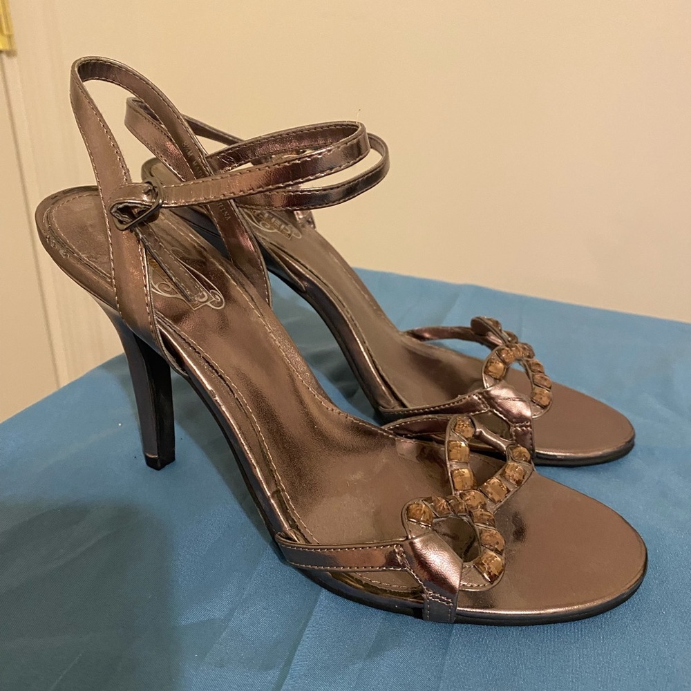 Metallic Purple Heels